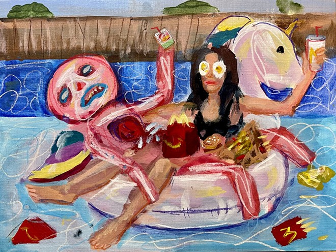 Artwork by Ana Laura Hernandez included in "Fostering Toby." - ANA LAURA HERNANDEZ