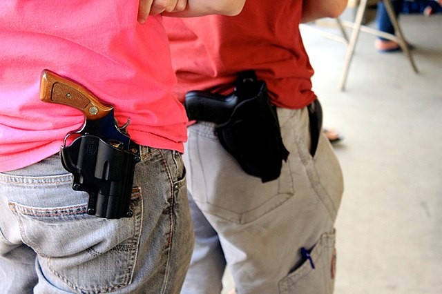 Under the plan, teachers at La Vernia ISD will be allowed to carry firearms on campus after passing a two-day training class. - Wikipedia Commons / Lucio Eastman