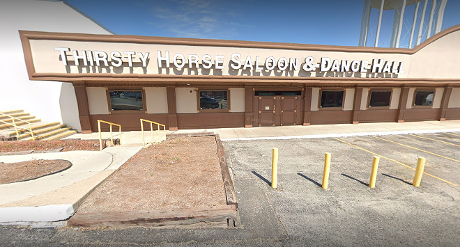 Thirsty Horse Saloon has expanded its footprint via a massive new space its calling the Back Porch. - Screen Capture / Google Maps