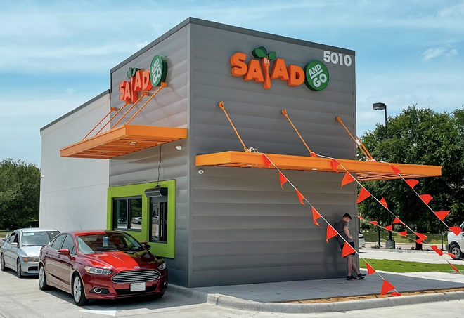 Salad and Go offers a variety of salads to fresh-minded diners via a drive-thru model. - Instagram / saladandgo
