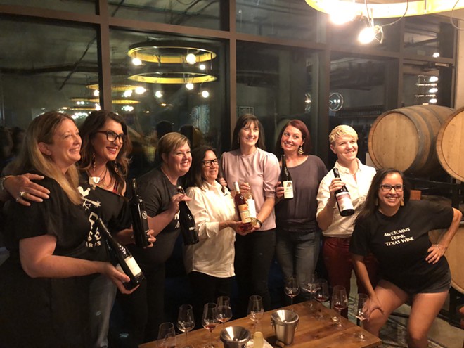 These seven dynamic women in the Texas wine industry were ReRooted:210's first panelists for the new event series. - Nina Rangel