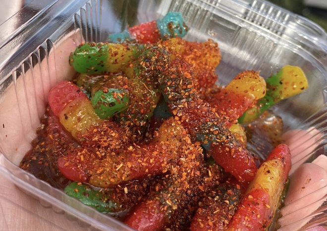 San Antonio's inaugural Chamoy Challenge will offer chamoy-packed snacks. - Instagram /  hot_fruits_