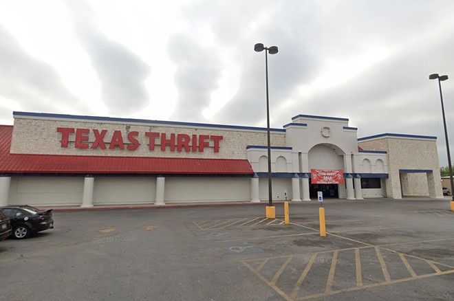 With multiple locations, Texas Thrift is one of the many Alamo City spots offering second-hand bargains. - Photo via Google Maps