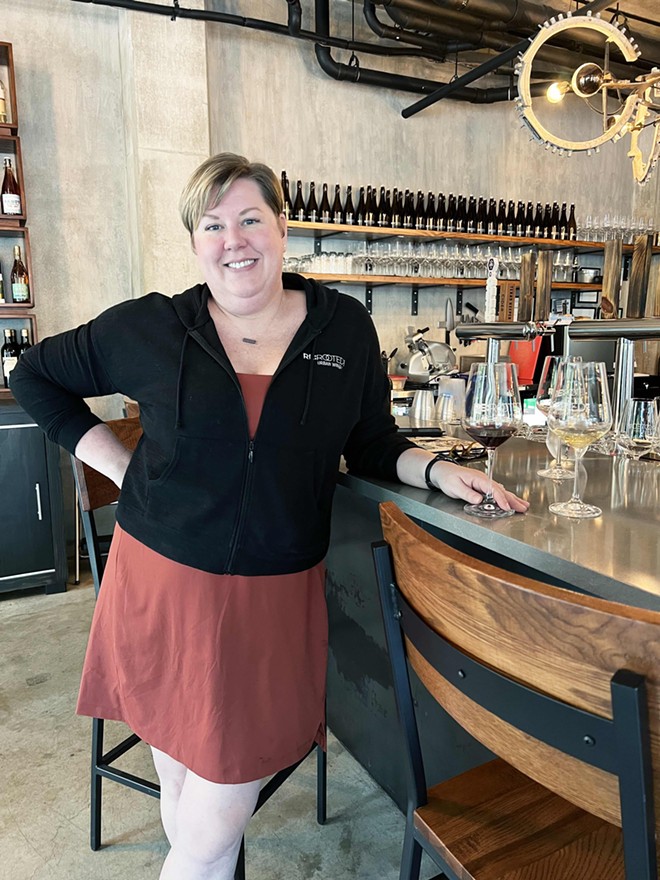 Jennifer Beckmann opened Re:Rooted in 2021 as San Antonio's first-ever downtown winery. - Nina Rangel