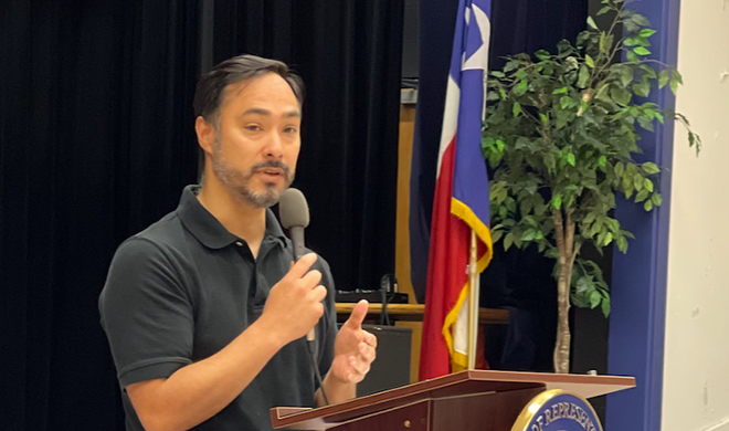 U.S. Rep. Joaquin Castro speaks during an appearance in San Antonio earlier this year. - Michael Karlis