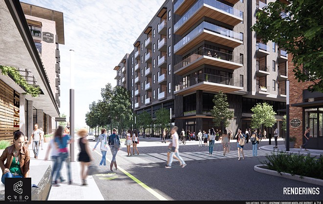A mixed-use development on West Josephine is being proposed by developer Jake Harris. - Courtesy Image / CREO Architecture