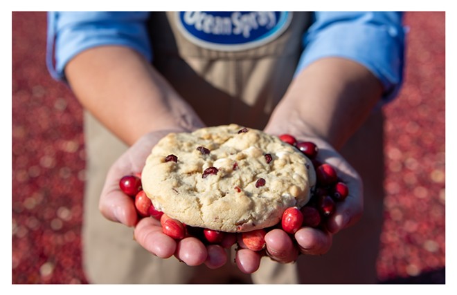 Crumbl Cookies' limited edition Cranberry White Chip cookie. - Courtesy Photo / Crumbl Cookies