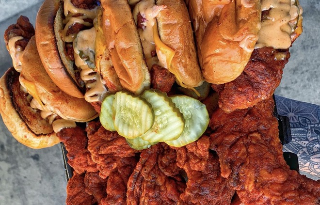 Dave’s take on Nashville's cayenne pepper-loaded hot chicken began as a scrappy late-night pop-up. - Courtesy Photo / Dave's Hot Chicken