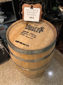 Maverick Distilling is offering up some of its original aging barrels for unique holiday gifting. - Courtesy Photo / Maverick Distilling