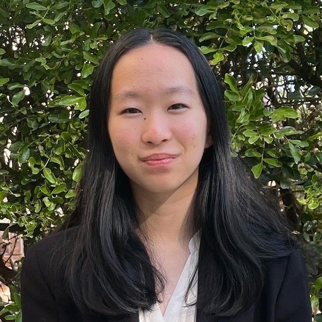 Hanna Guan, a senior at BASIS San Antonio Shavano, was named a finalist in the 2023 Regeneron Science Talent Search. - LinkedIn / Hannah Guan
