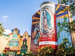 Treviño's La Veladora of Our Lady of Guadalupe is one of his best-known pieces of public art. - Instagram / visitsanantonio