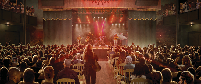 Stable Hall, a new music venue at the historic Pearl Stables, will open in December. - Courtesy Rendering / Clayton Korte