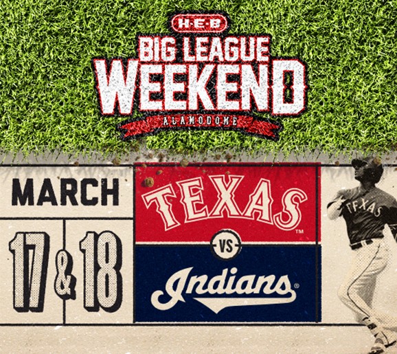 Cleveland Indians Take on the Texas Rangers at the Alamodome This Weekend