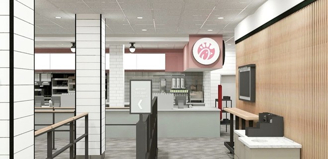 Chick-fil-A shared images of its upcoming downtown San Antonio location inside the Rand Building. - Instagram / cfamainhouston