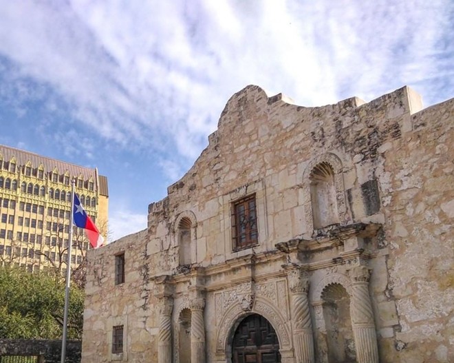 Downtown bar Moses Roses Hideout sits in the footprint of the $150 million Alamo Visitor Center and Museum project. - Instagram / officialalamo
