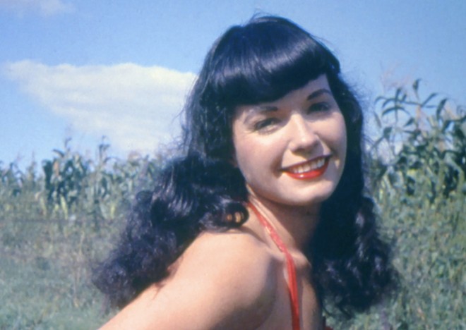 Bettie Page gained notoriety in the 1950s for her pin-up photos. - Wikimedia Commons / CMG Worldwide