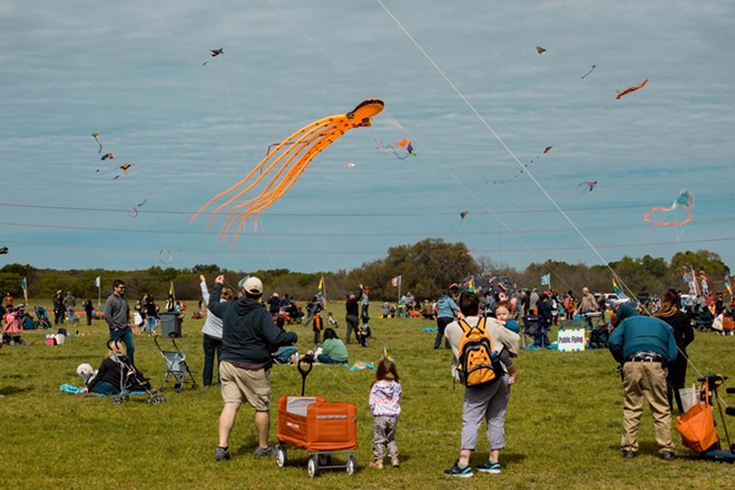 The annual event is centered on two tailed things: kites and dogs. - Courtesy Photo / San Antonio Parks Foundation