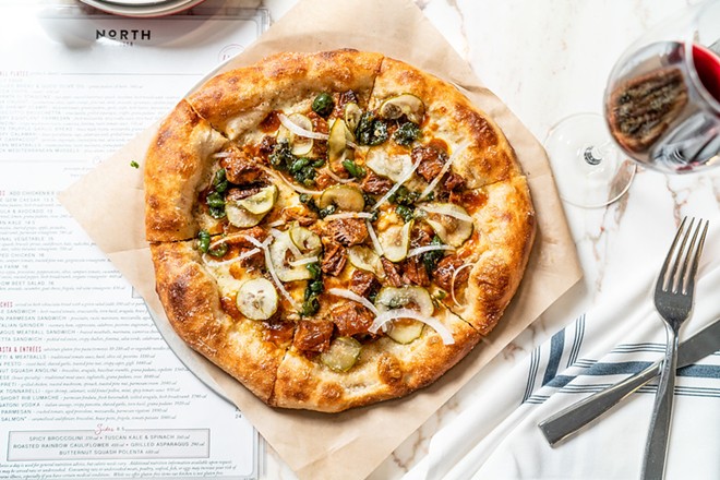 North Italia will offer a limited-time BBQ Brisket pizza for the month of March. - Courtesy Photo / North Italia