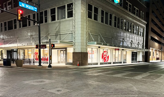 Chick-fil-A's long-anticipated downtown store is one of its largest in the state. - Nina Rangel