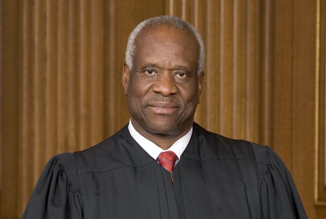 an 20 years, U.S. Supreme Court Justice Clarence Thomas has been treated to luxury vacations by billionaire Republican donor Harlan Crow. - Wikimedia Commons / Clarence Thomas - The Oyez Project