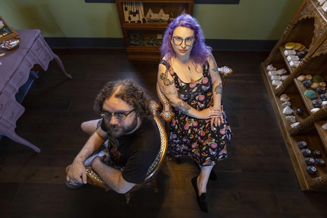 After closing music venue K23, the duo decided to take a gamble on a retail concept built around Gem's longstanding interest in the occult. - Brandon McElvey