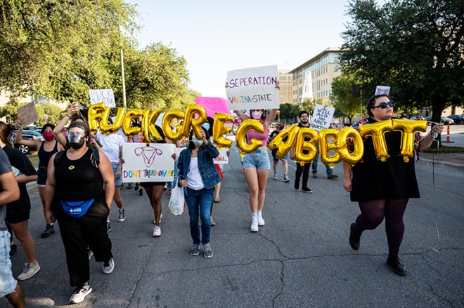 Texas' restrictive abortion ban and ongoing attacks against the LGBTQ+ community are among the reasons why Texas ranked so low on CNBC's list. - Jaime Monzon
