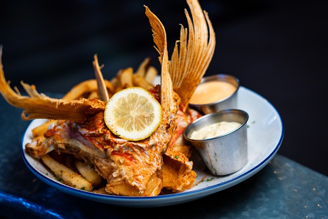 Southerleigh's popular fried snapper throats. - Courtesy Photo / Southerleigh Fine Food & Brewery