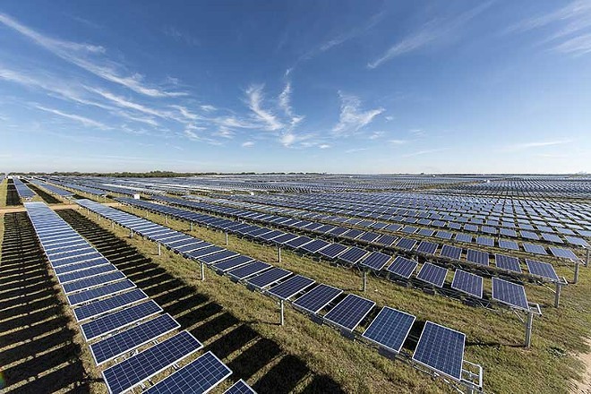 An OCI Solar array in the San Antonio area collects the sun's energy. - Courtesy Photo / OCI Solar