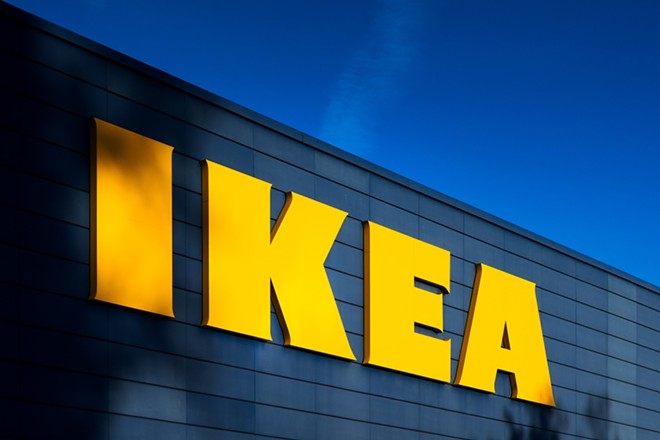 IKEA's iconic blue-and-yellow signage is visible from Interstate 35 in San Antonio. - Unsplash / Adam Kolmacka
