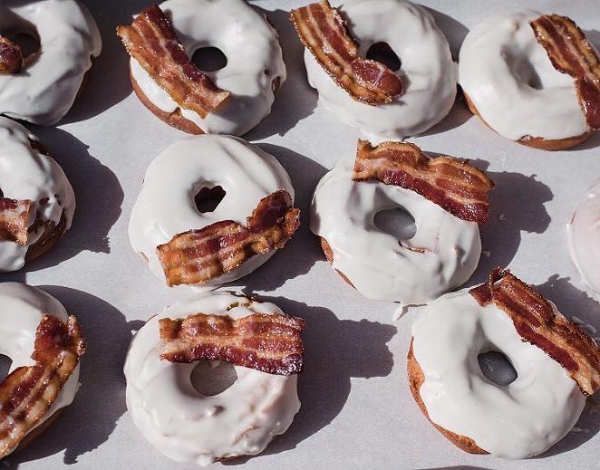We're not going to lie — maple bacon is worth the extra calories. -  Facebook/Estate Coffee Co.