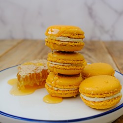 Bakery Lorraine's Wildflower Honey Macaron is available exclusively in September. - Courtesy Photo / Bakery Lorraine