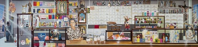 La Curandera portrays a scene from a botanica, a traditional Mexican herbal medicine store. - Courtesy of University Health