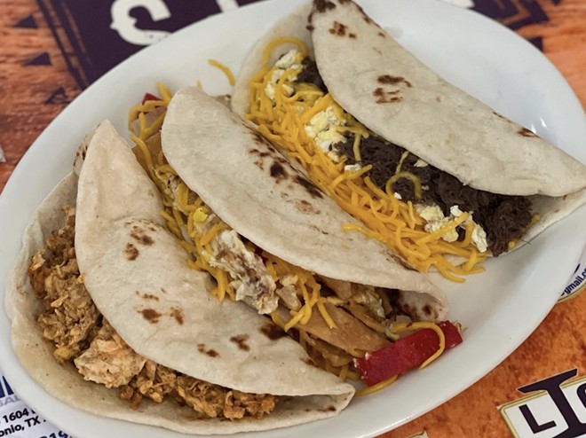 San Antonio, which according to some sources is the home of the breakfast taco (pictured above) did rank among Yelp's 15 best taco cities in the nation. - Photo via Instagram / fertthefoodie