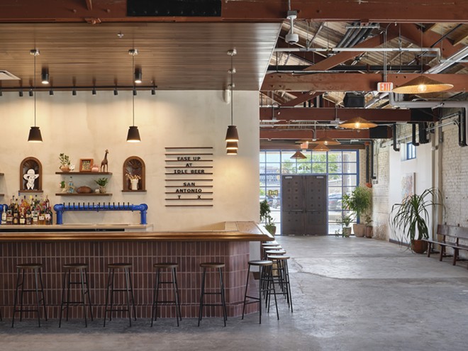 Idle Beer Hall & Brewery's revamped indoor space boasts an 18-seat bar area. - Courtesy Photo / Idle Beer Hall & Brewery
