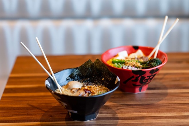 Jinya Ramen Bar chain prides itself on thick broths that are slow-simmered for 20 hours. - Courtesy Photo / Jinya Ramen Bar