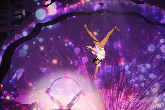 O Cirque Musica oferece uma variedade de atos acrobáticos.  - Entretenimento TCG