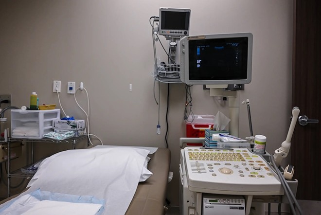 An examination room in Alamo Women’s Reproductive Services in San Antonio on June 14, 2022. - Texas Tribune / Kylie Cooper