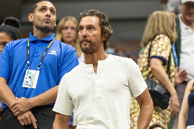 Matthew McConaughey attends the US Open Championships at Billie Jean King Tennis Center in New York last fall. - Lev Radin