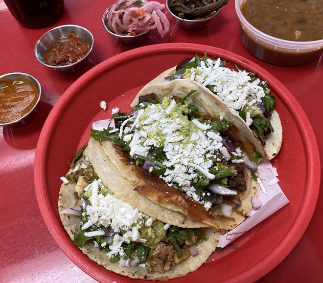 Tacos al Carbón Cabrón isn’t just a funny name. It’s a place where you want to get your tacos “loaded.” - Ron Bechtol