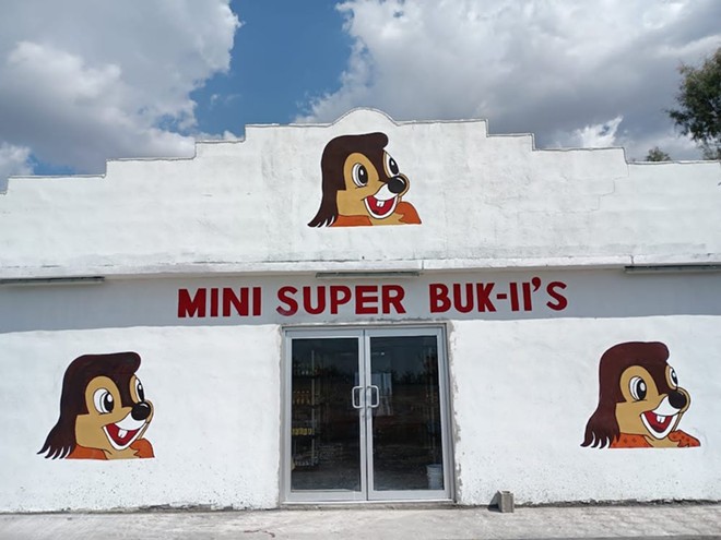 After Buc-ees threatened legal action, the owner of its Mexican counterpart gave his gopher logo a mullet to avoid trademark infringement. - Facebook / Mini Super Buk-ii's