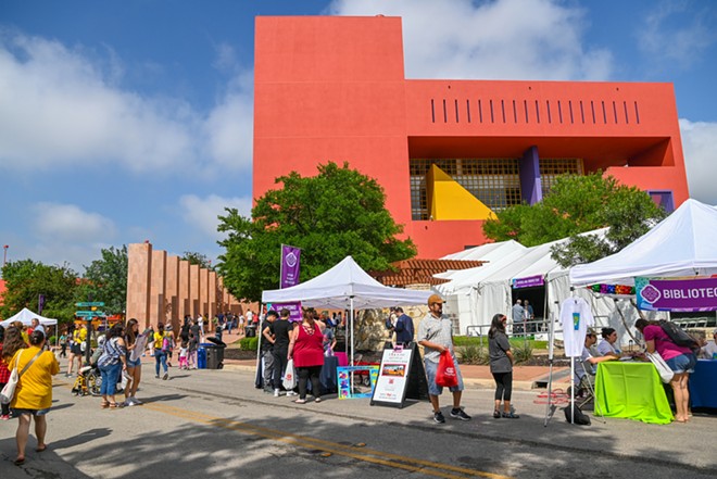 Book signings and other activities will take on the festival grounds, while food trucks will keep fans fed. - Courtesy Photo / San Antonio Book Festival