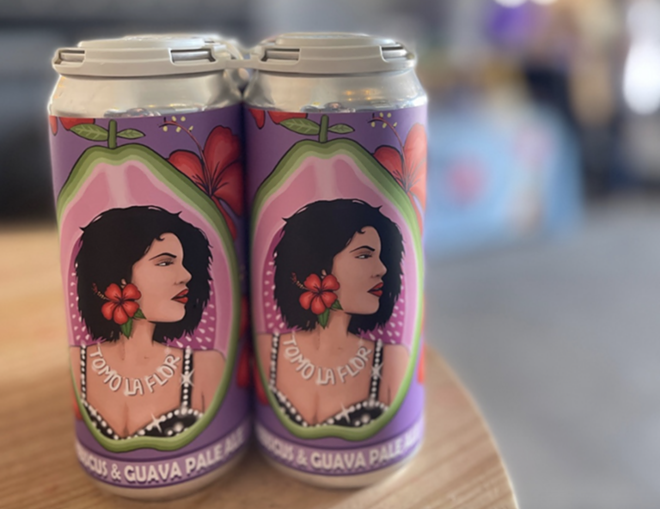 Tomo La Flor is a hibiscus pale ale with a hint of guava. - Untappd / yacumama