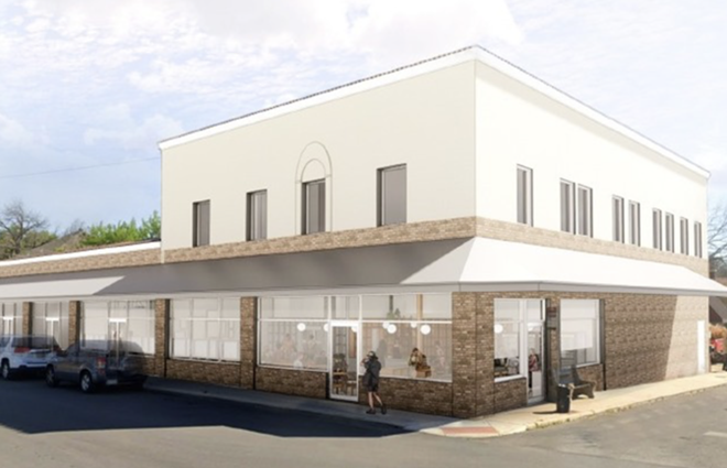 An artist's rendering shows what Art of Cellaring's San Antonio wine club will look like. - Instagram / aocsatx