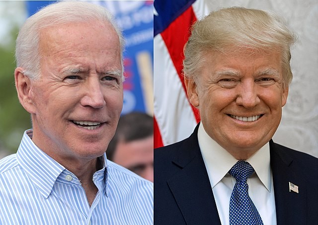 President Biden and former president Donald Trump will face off in the first debate of election season this Thursday. - Wikimedia Commons