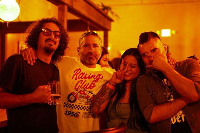 Visitors get their party on at Slow Ride's opening night. - Christopher Hernandez / Instagram: @TejanoChris