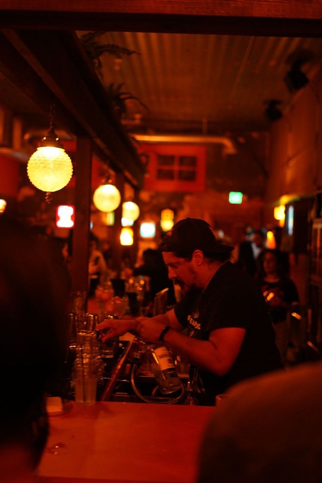 Slow Ride's bar staff includes Lighthouse Lounge alumni. - Christopher Hernandez / Instagram: @TejanoChris