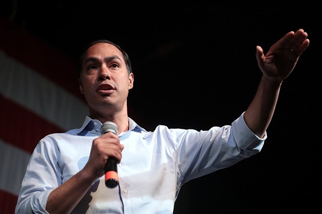 Former Obama White House housing secretary Julián Castro speaks Clear Lake, Iowa, during his 2020 presidential campaign - Wikimedia Commons / Gage Skidmore