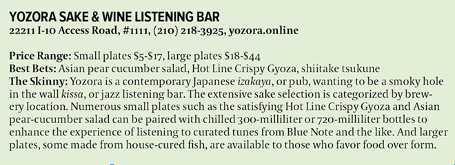 San Antonio's Yozora works magic with Japanese small plates and curated tunes