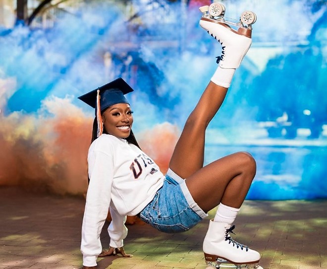 Season 6 Love Island winner Serena Page graduated from UTSA in 2022. - Instagram / serenaapagee