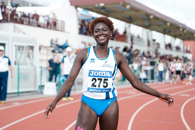 Future UTSA student Fatoumata Kabo recently won NCAA DII national titles in 400-meter hurdles and for her 51.4-second split for Angelo State University's 4x400 meter relay. - Courtesy of UTSA Office of University Strategic Communications